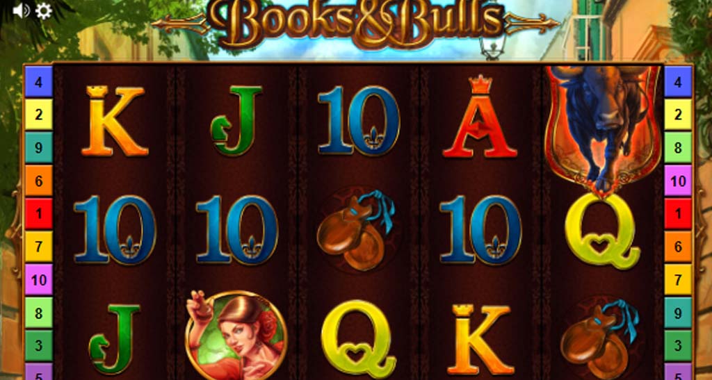 Books and Bulls Slot Spieloberfl&auml;che